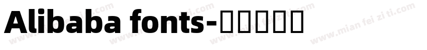 Alibaba fonts字体转换